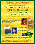 Gaithersburg, MD, November 4-5, hear Kathy Kuhl and Debra Bell at Covenant Life Church