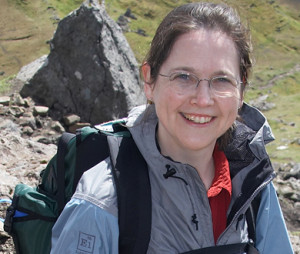 Kathy Kuhl hiking in Scotland