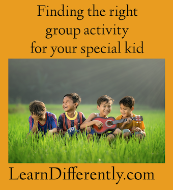 5 Tips for finding the right group activity for your special kid