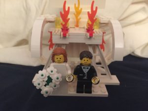 Lego bride and groom