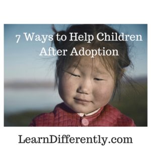 Adoptive & foster kids have learning challenges, too, sometimes.