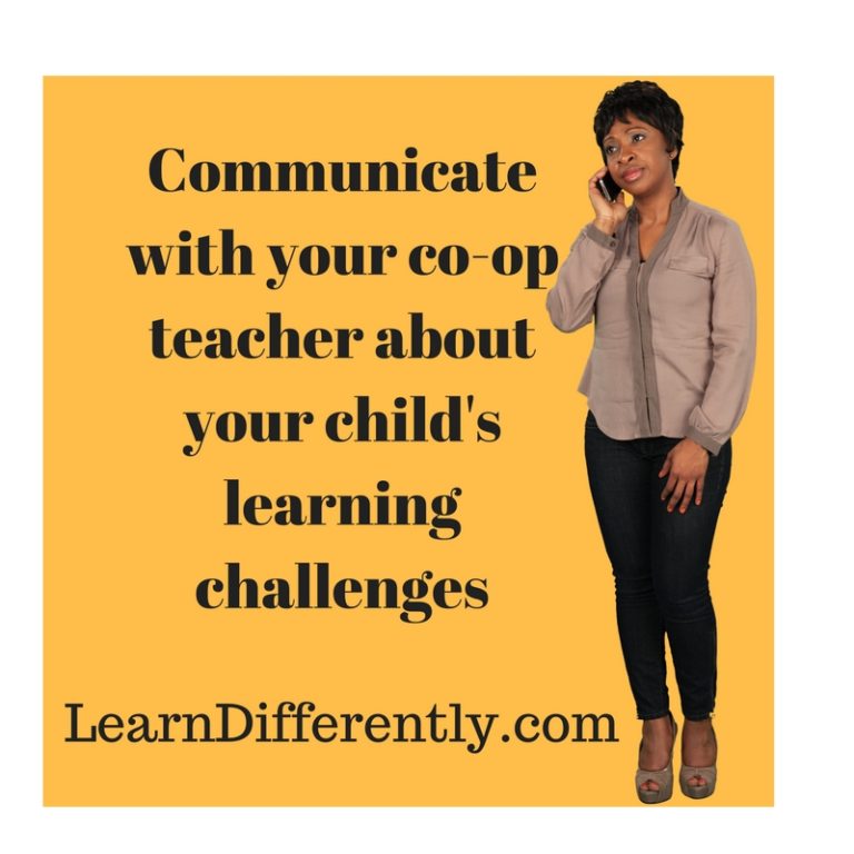13 ways to communicate with the co-op teacher