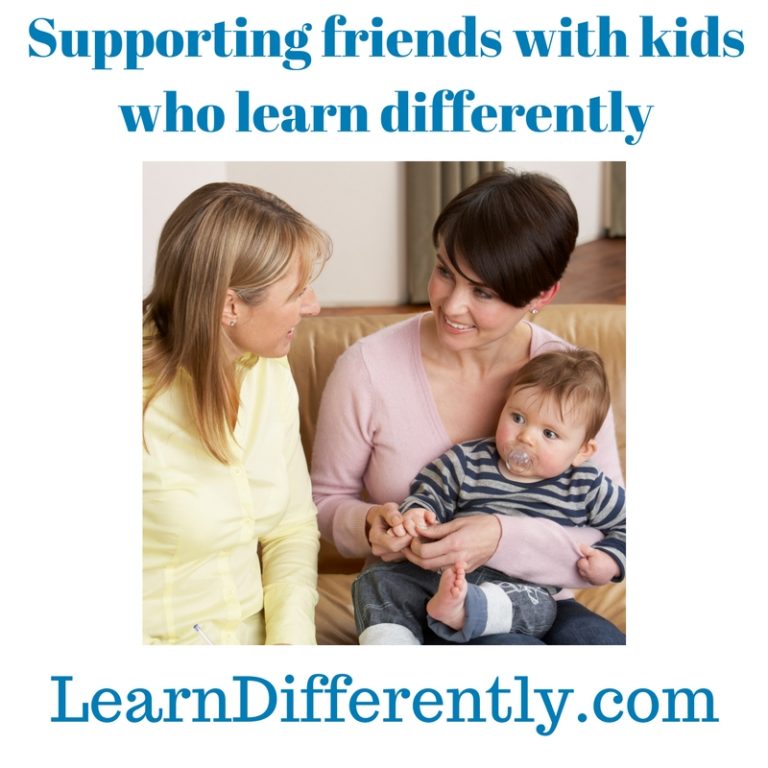 Support friends with children with challenges