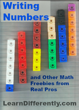 Help Writing Numbers & Other Math Freebies from Math Experts