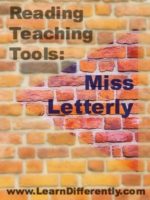 Reading Teaching Tools: Miss Letterly