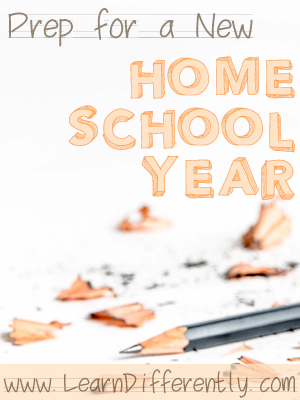Prep for a New Homeschool Year