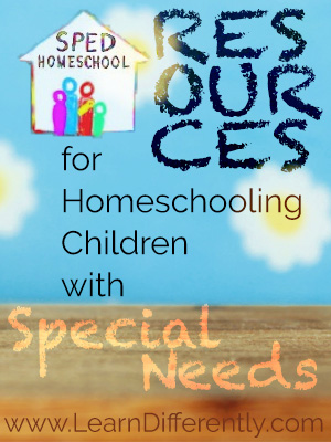 SPED Homeschool: Resources for Homeschooling Children with Special Needs