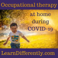 Occupational therapy helps kids with many skills, including managing sensitivities