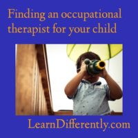 Finding an OT for your child