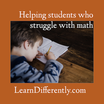 Helping students who struggle with math, part 1