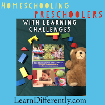 Homeschooling preschoolers