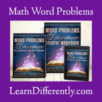 Math Word Problems in Literature by Denise Gaskins