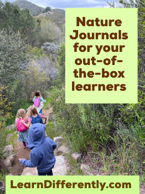 Nature journals for your out-of-the-box learners